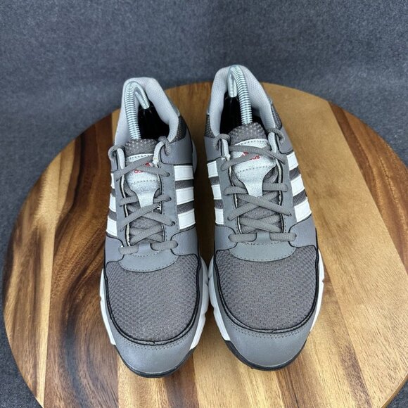 Adidas Mens 7.5 Tech Response 4.0 Spiked Golf Shoes Gray White Q47083 - Picture 5 of 12